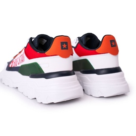 Muške sportske cipele Memory Foam Big Star HH174208 Bijela i tamnoplava mornarsko plava raznobojna 1