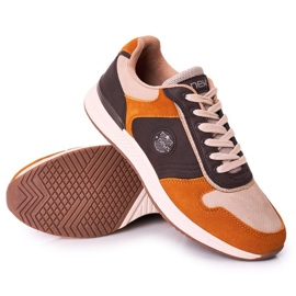 NEWS Muške sportske cipele Tenisice žuto-smeđe Harold smeđa višebojan 2