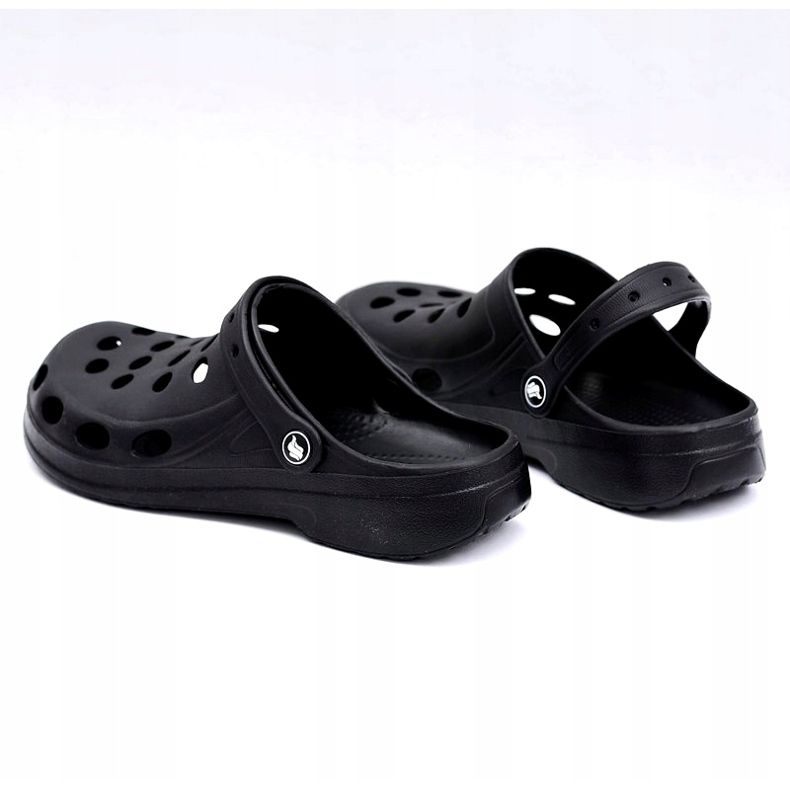 Flameshoes Muške sandale Black Kroks crno 2