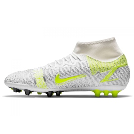 Nike tenisice za nogomet Superfly 8 Academy Ag M CV0842-107 srebrna, bijela srebro 2