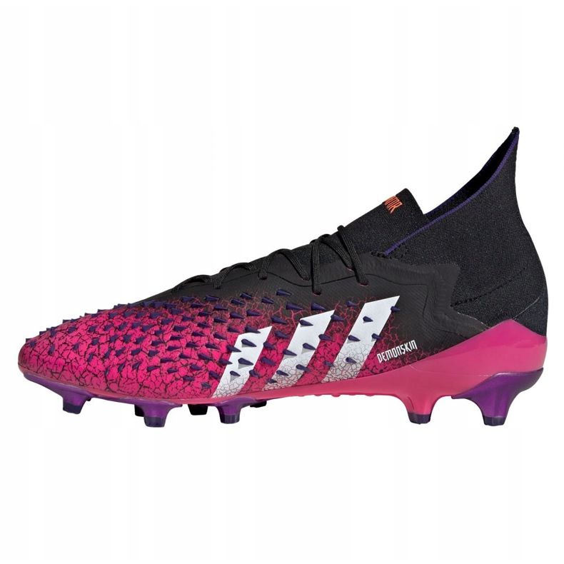 Adidas Predator Freak.1 Ag M FW7242 kopačke grafit, crna, ljubičasta crno 1