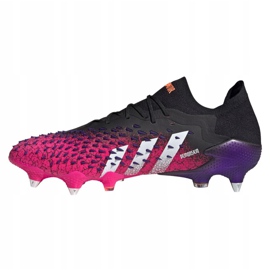 Kopačke Adidas Predator Freak.1 Low Sg M FW7246 grafitna, crna, ljubičasta crna 1