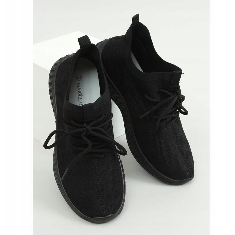 Crne čarape za sportske cipele 7819 All Black crna 1