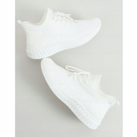Bijele 7819 Bijele čarape sportske cipele bijela 1