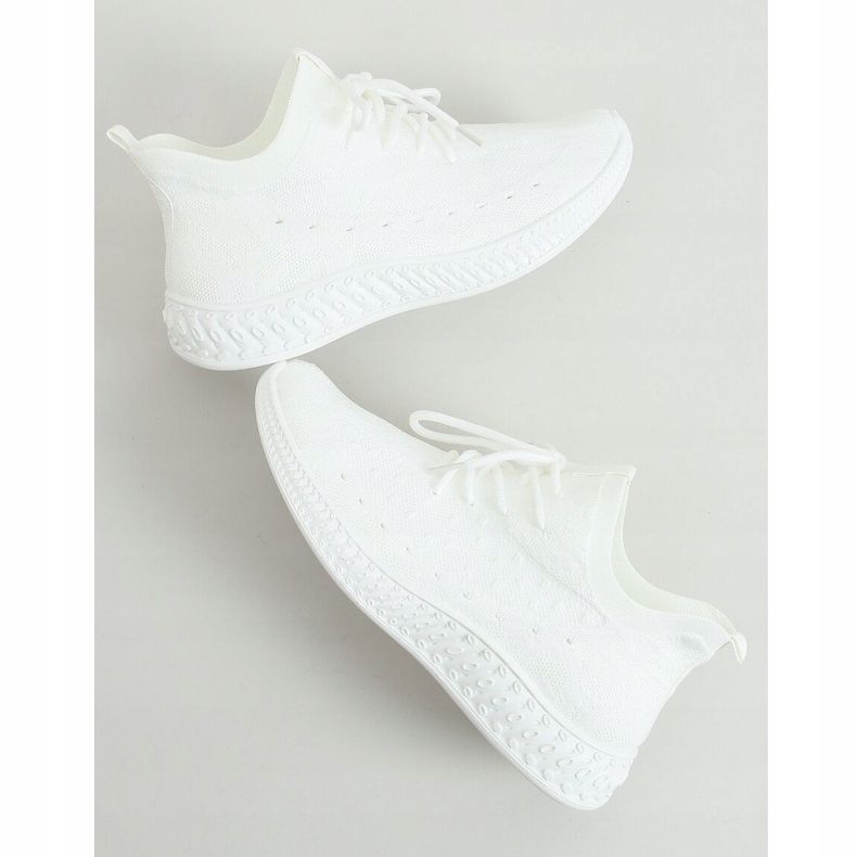 Bijele 7819 Bijele čarape sportske cipele bijela 1