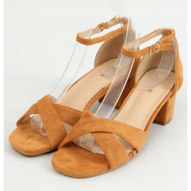 Sandale visoke pete deva 8832 Camel smeđa 1