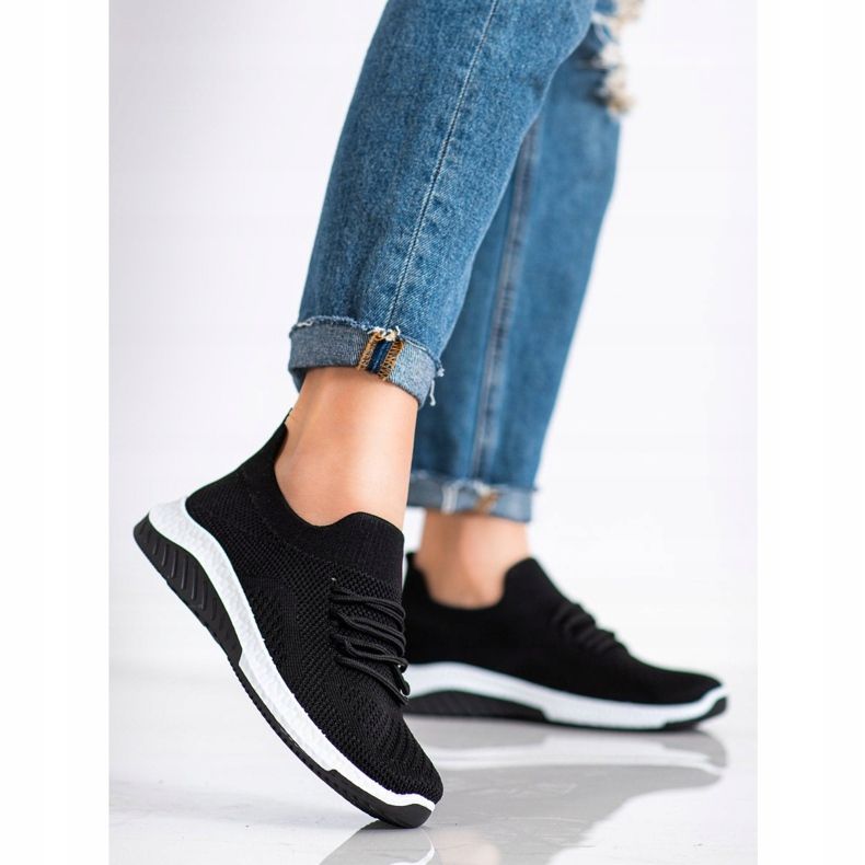 Camo Ažurne crne tenisice crna 1