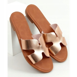 Ženske papuče šampanjac 55-2 šampanjac ružičasta 1