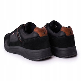 NEWS Muške sportske cipele Tenisice Black Fabian crna 1