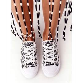 PS1 Ženske tenisice s logom bijele i crne slobodan dan bijela crno 1