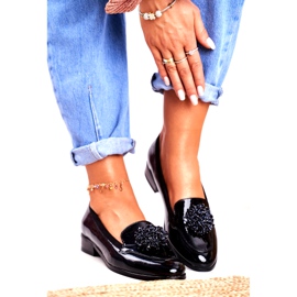 Lakirane mokasine Vinceza 21-10527 Crna crno 2