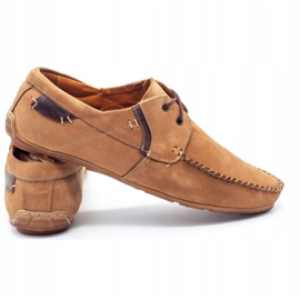 Olivier Muške kožne mokasine 297 smeđe smeđa 3