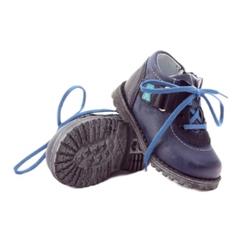 Dječake kožne čizme 1456 mornarsko plava renbut 3