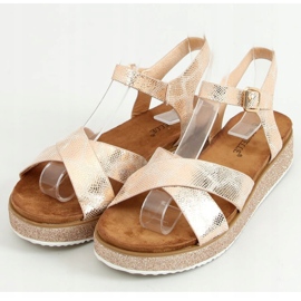 Šampanjec ženske sandale 100-139SA-1 Champagne višebojan ružičasta 1