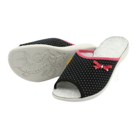 Befado ženske cipele pu 254D109 Viki crna crvena 4