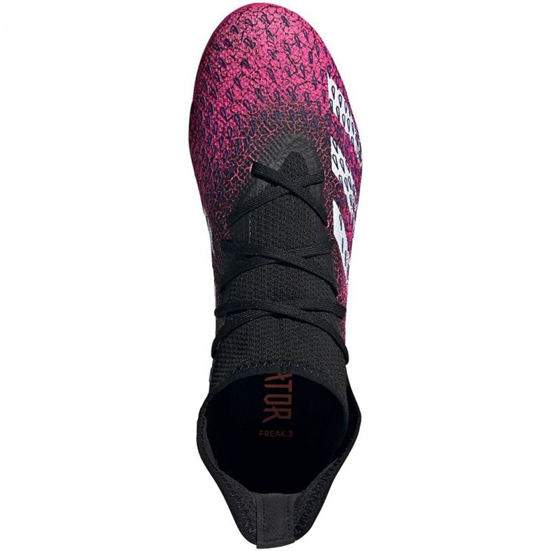 Adidas Predator Freak.3 Fg M FW7514 kopačke crna, crna, ružičasta ružičasta 1