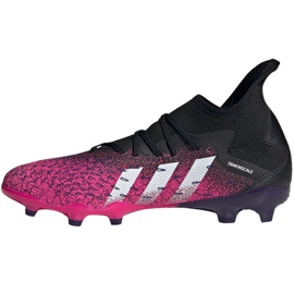 Adidas Predator Freak.3 Fg M FW7514 kopačke crna, crna, ružičasta ružičasta 2