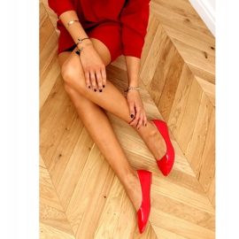 Glatko lakirane balerinke crvene CC201 Crvene crvena 2