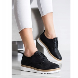 SHELOVET Ležerne crne cipele crno 1