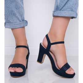 Tamnoplave ažur sandale na Perfect day postu mornarsko plava 1