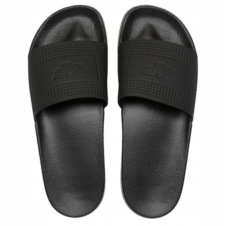 4F M H4L21-KLM007 20S papuče crno zelena 1