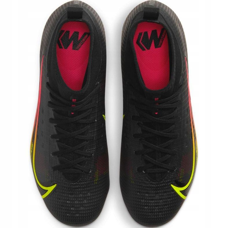 Nike Mercurial Superfly 8 Pro Fg Jr CV0804 090 nogometne cipele višebojan crna 1