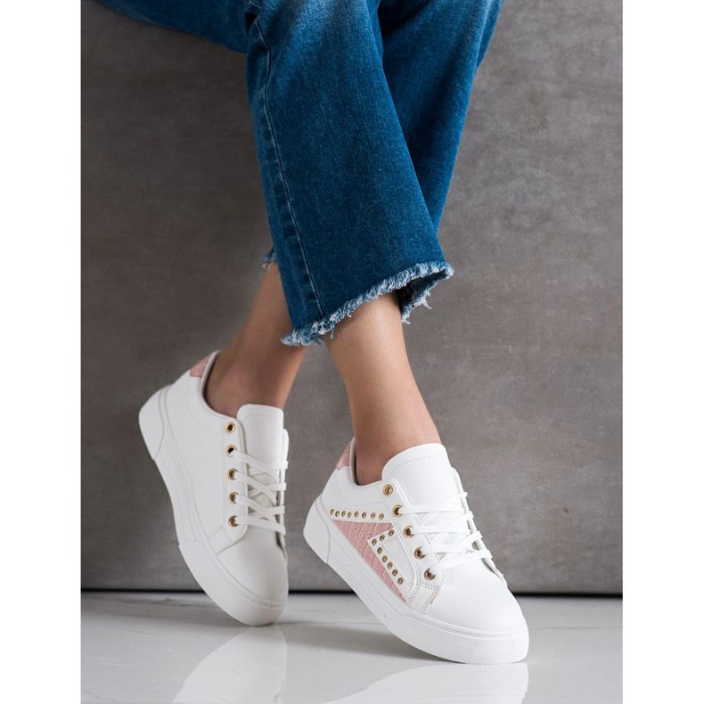 SHELOVET Tenisice od eko kože bijela 2