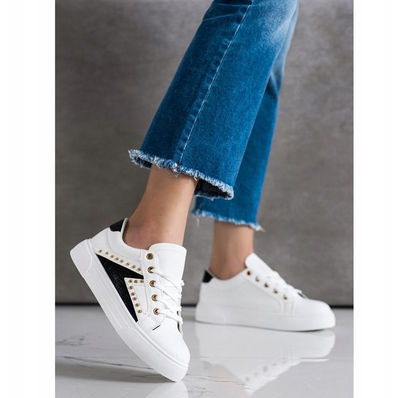 SHELOVET Tenisice od eko kože bijela 1