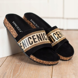 Modne VINCEZA papuče crna 2