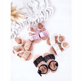 FR1 Dječje sandale s čičak ružičastim Aimyjem ružičasta 1