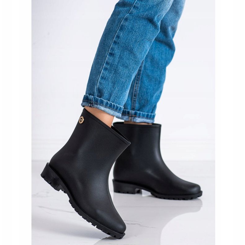 SHELOVET Klasične mat galoše crno 1