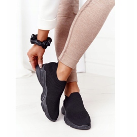 PS1 Ženske sportske cipele Slip-on Black Yoga Class crna 2