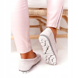 Kožne ekološke natikače Rio Flore siva 4