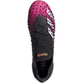 Adidas Predator Freak.1 L Fg M FW7244 kopačke bijela, crna, ružičasta crno 1
