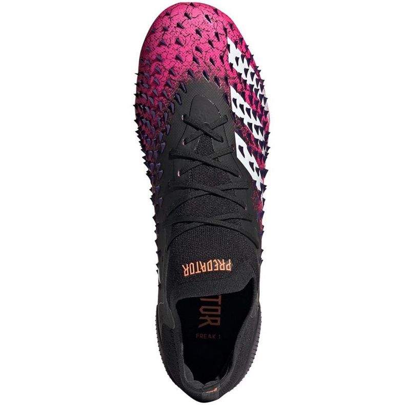 Adidas Predator Freak.1 L Fg M FW7244 kopačke bijela, crna, ružičasta crna 1