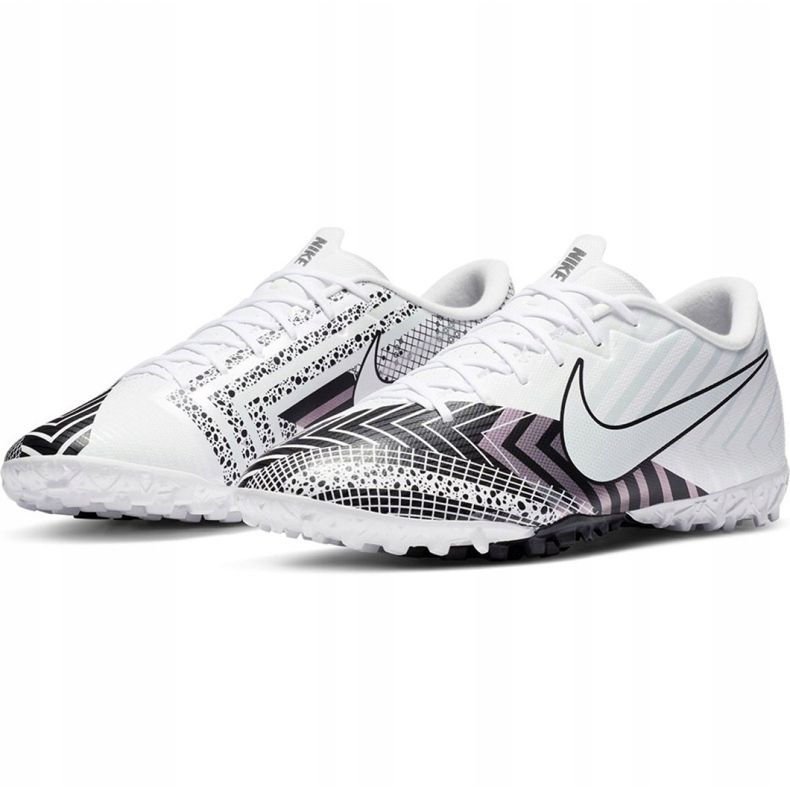 Nike Mercurial Vapor 13 Academy Mds Tf M CJ1306 110 cipele za nogomet bijela, bijela, crna bijela 2