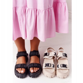 PS1 Sandale na masivnoj crnoj platformi lete visoko crna 1