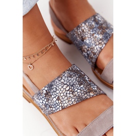 Kožne sandale Maciejka 05167-10 Tamno bež višebojan 1