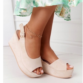 Sandale na antilop bež boje 1