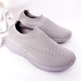 EVE Dječje sportske cipele Slip-On Grey School Trip siva 2