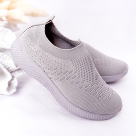 EVE Dječje sportske cipele Slip-On Grey School Trip siva 3