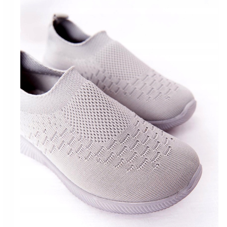 EVE Dječje sportske cipele Slip-On Grey School Trip siva 4