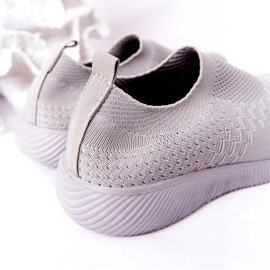 EVE Dječje sportske cipele Slip-On Grey School Trip siva 5