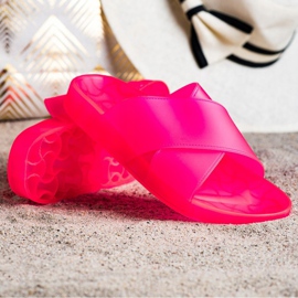 SHELOVET Modne gumene papuče ružičasta 1