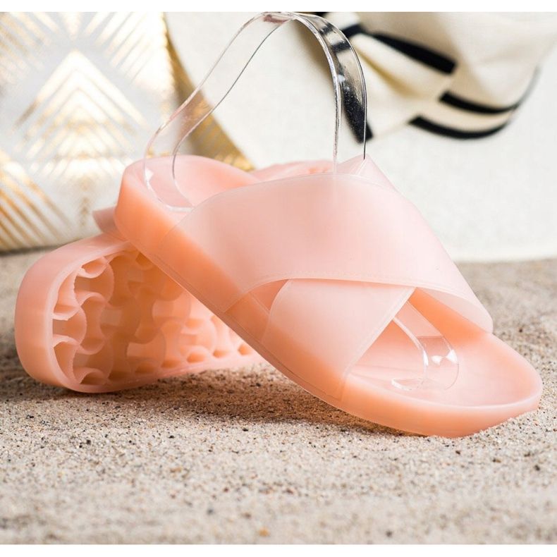 SHELOVET Modne gumene papuče ružičasta 1