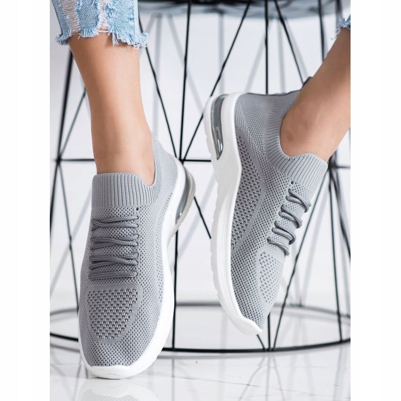 Diamantique Sive sportske cipele siva 2