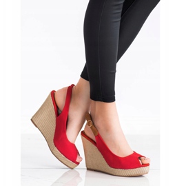 Goodin Sandale s visokim potpeticama crvena 1