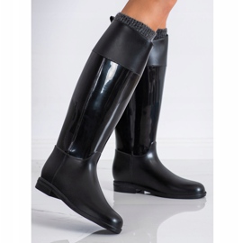 New Age Elegantne crne galoše crna 2