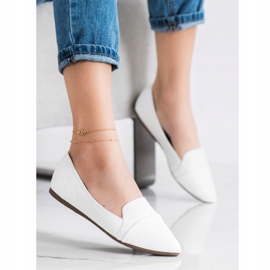 Seastar Modne balerinke s eko kožom bijela 1