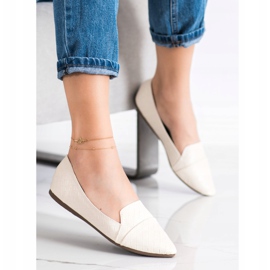 Seastar Modne balerinke s eko kožom bež 2